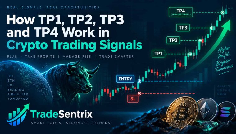 How TP1, TP2, TP3 and TP4 Work in Crypto Trading Signals